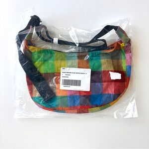 BAGGU Multicolor Checkered Crossbody Bag